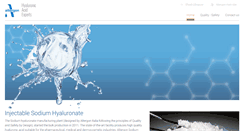 Desktop Screenshot of hyaluronate.altergon.it