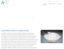 Tablet Screenshot of hyaluronate.altergon.it
